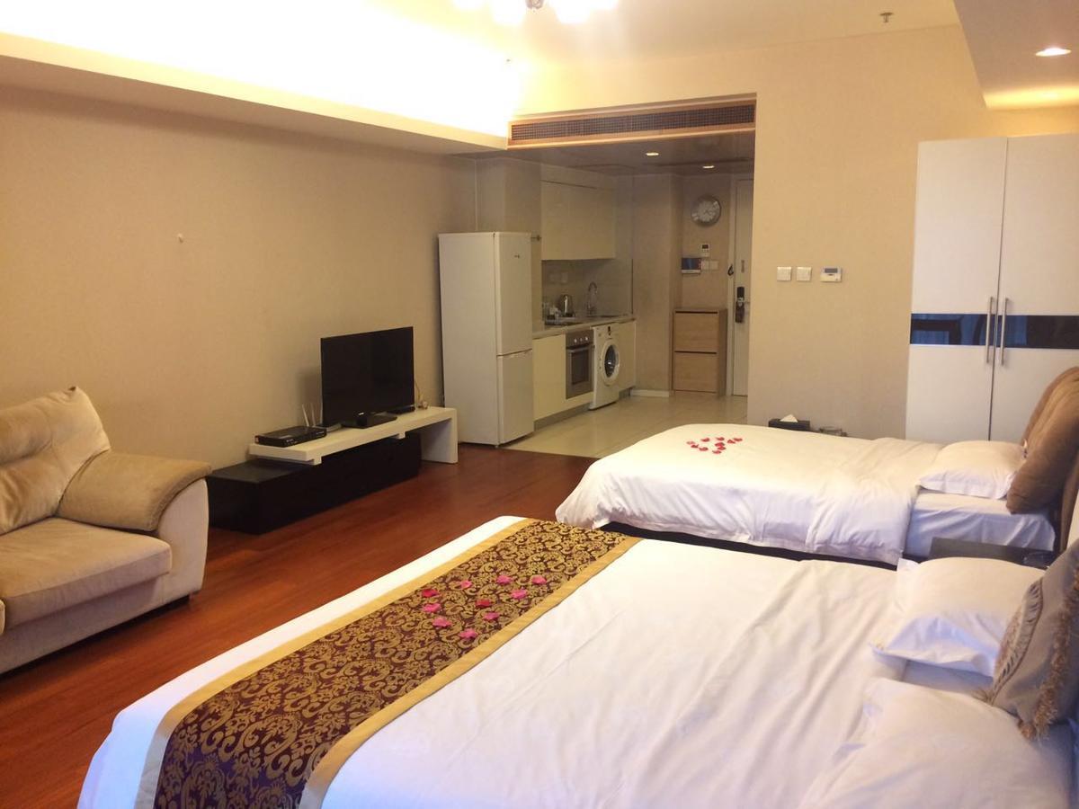 بكين Jiu Du Hui Serviced Apartment المظهر الخارجي الصورة