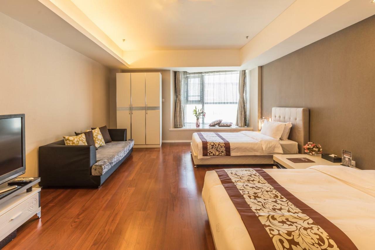 بكين Jiu Du Hui Serviced Apartment المظهر الخارجي الصورة
