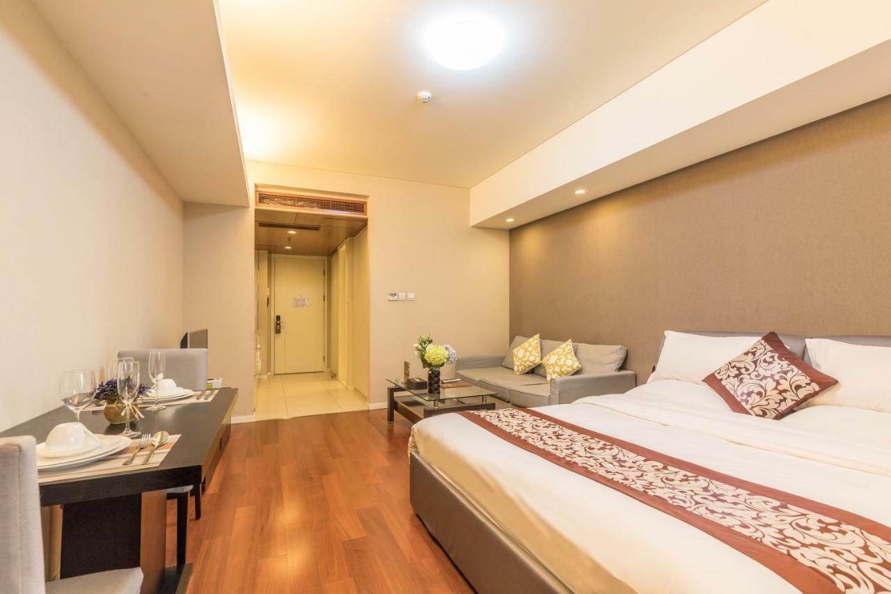 بكين Jiu Du Hui Serviced Apartment المظهر الخارجي الصورة