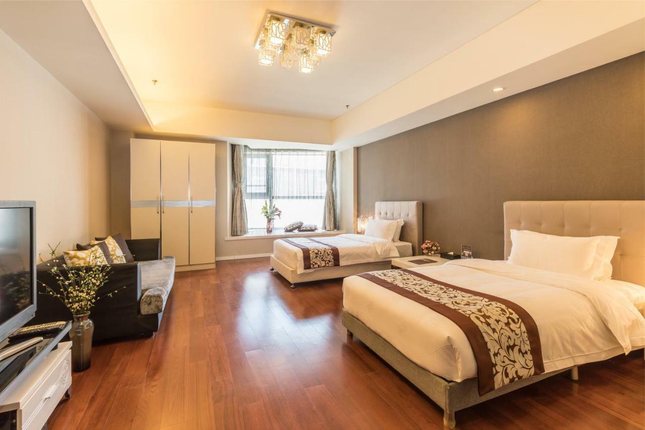 بكين Jiu Du Hui Serviced Apartment المظهر الخارجي الصورة