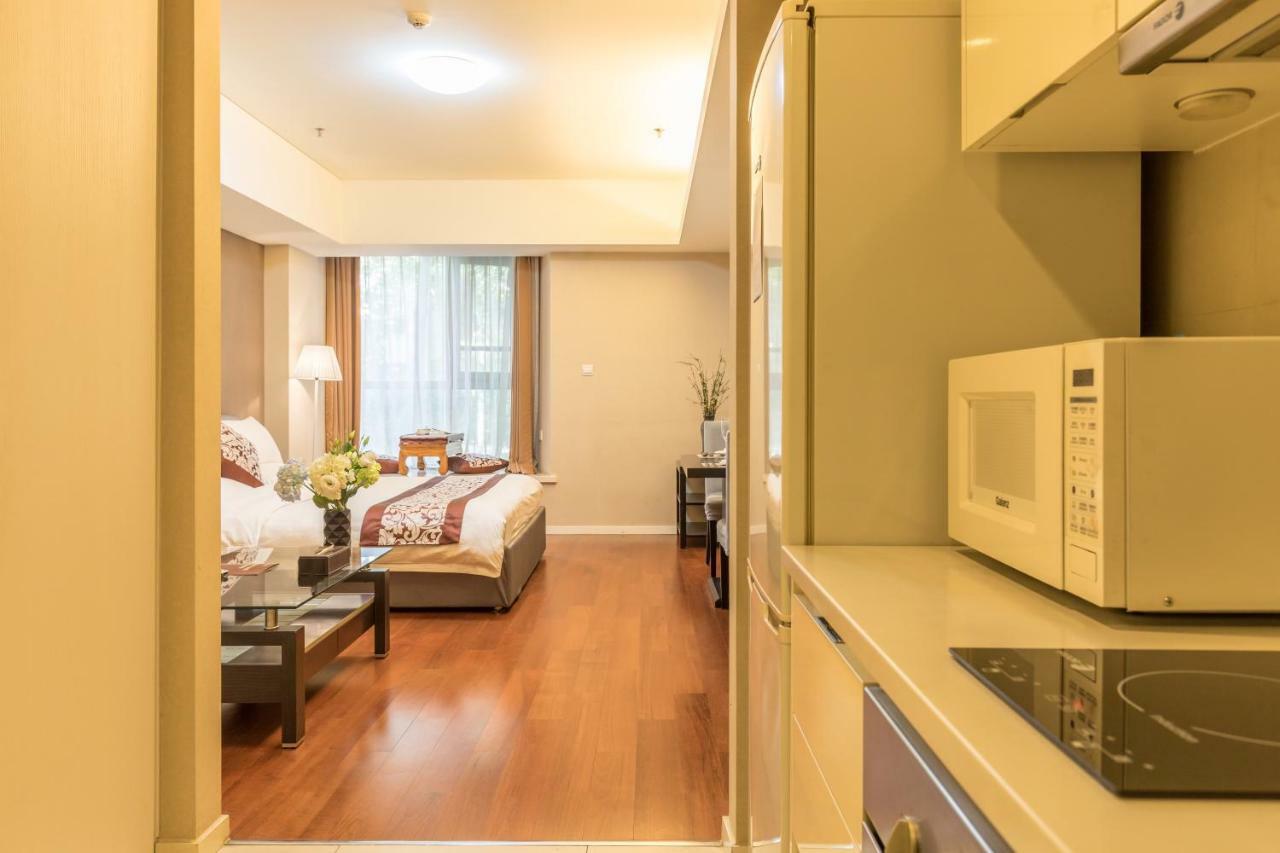 بكين Jiu Du Hui Serviced Apartment المظهر الخارجي الصورة