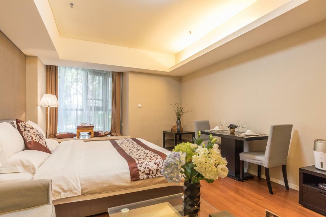 بكين Jiu Du Hui Serviced Apartment المظهر الخارجي الصورة