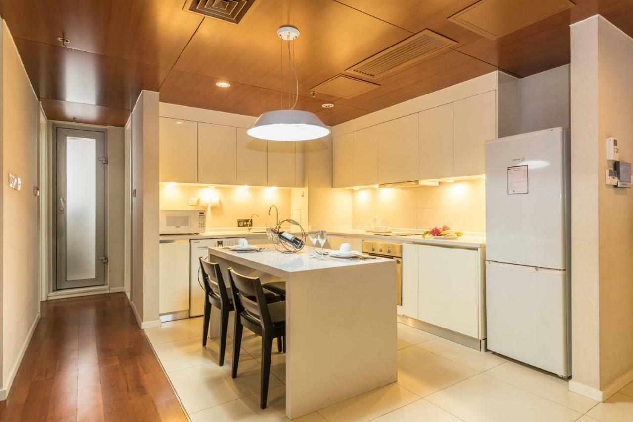 بكين Jiu Du Hui Serviced Apartment المظهر الخارجي الصورة